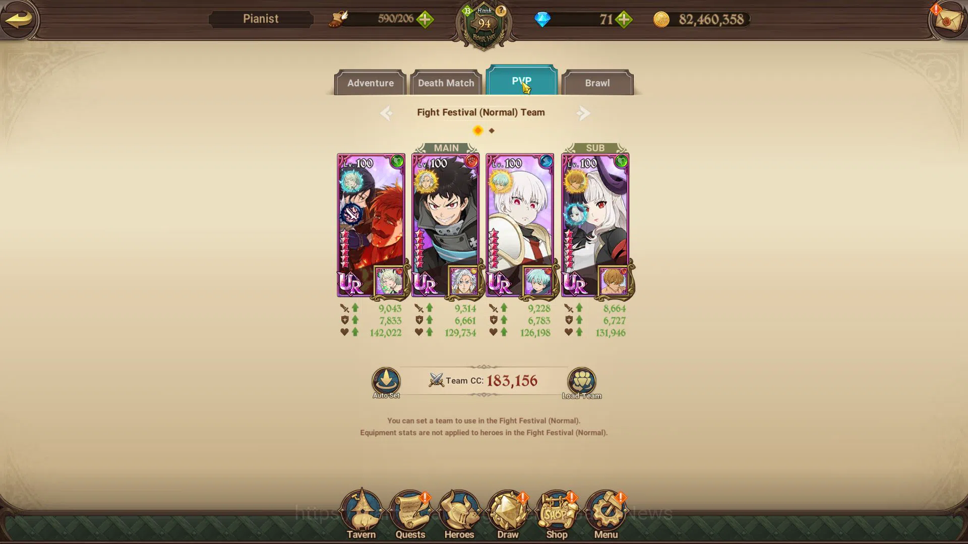 The Seven Deadly Sins: Grand Cross Accounts Midgame Asia|4M CC|75 LM|2 LR+10 UR+Collab Fire 14