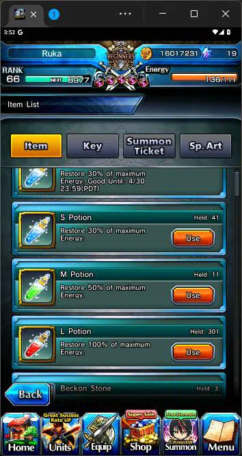 Grand Summoners Accounts Others GLOBAL|9 Ascend|Paladin Roy TW,Inumata TW,DLS Rimuru TW,Valerie,Akemi,etc|Take mail|check 3