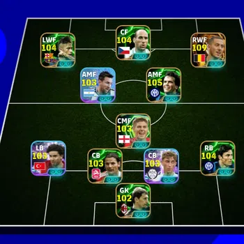eFootball Accounts Legends & Iconic Players EFOOTBALL 2026 | BIG TIME HAZARD, NEYMAR JR OLD,J KOLLER,L MATHAUS,4 MANAGER