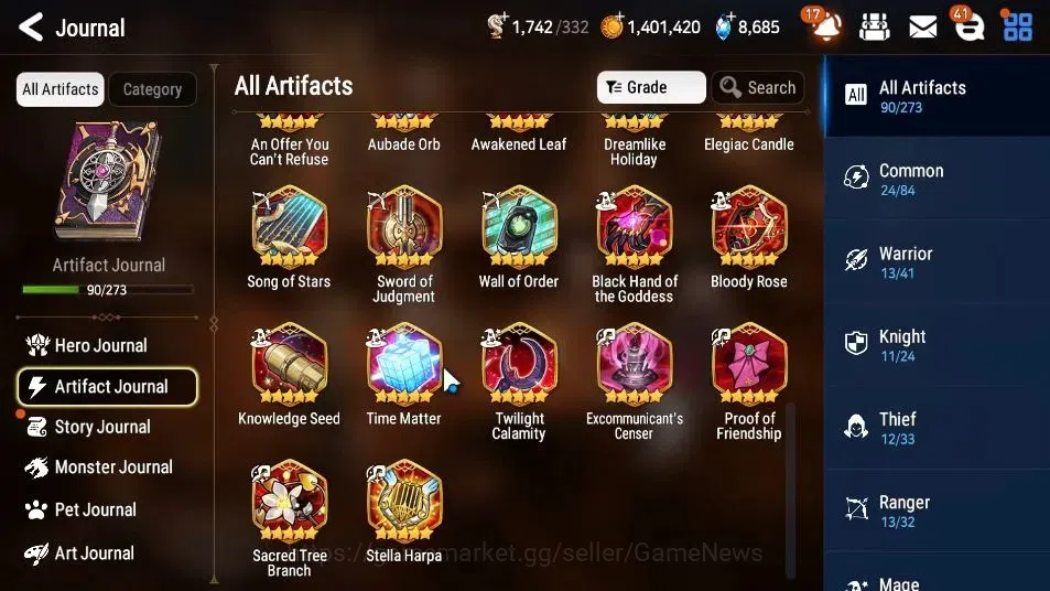 Epic Seven Accounts GLOBAL UnVerif|15 ML(RnL,GenRas,WOTM Tenebria,ZIO, image 13