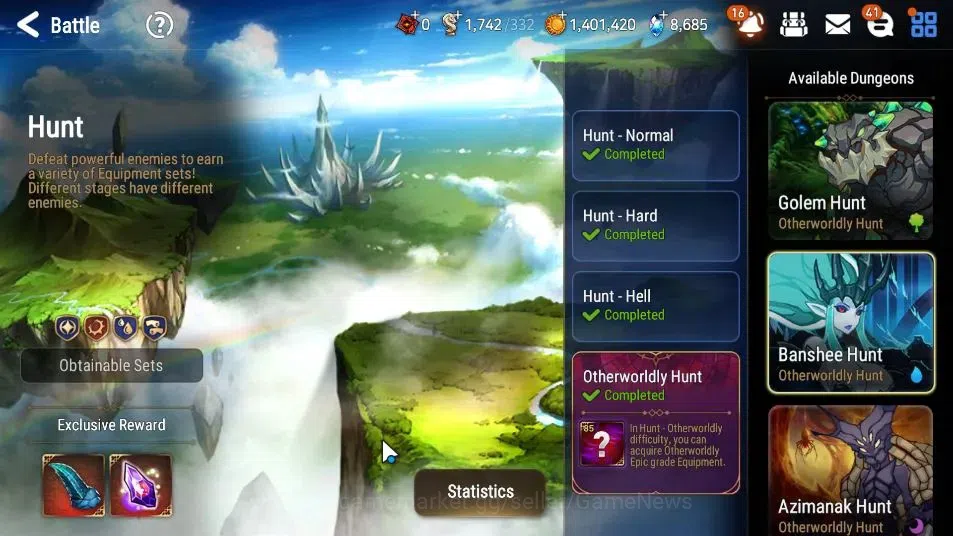 Epic Seven Accounts GLOBAL UnVerif|15 ML(RnL,GenRas,WOTM Tenebria,ZIO, image 18