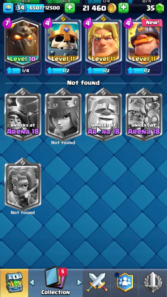 Clash Royale Accounts Lv 34|Trophy 6158|KTL 12|Limited Skin|Card 116| 2  image 13