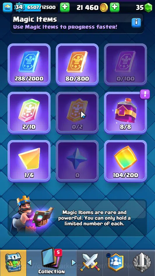 Clash Royale Accounts Lv 34|Trophy 6158|KTL 12|Limited Skin|Card 116| 2  image 14