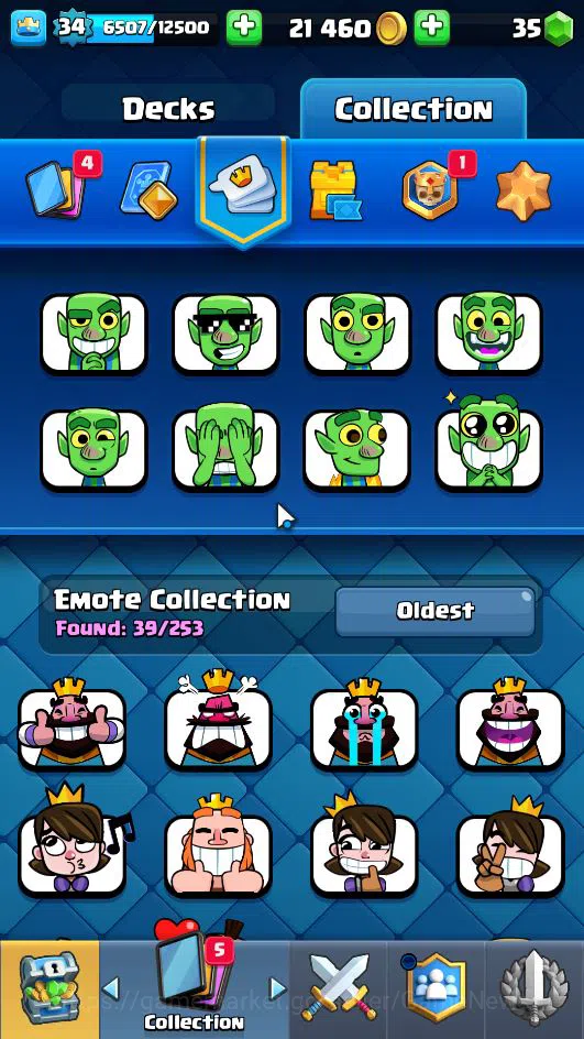 Clash Royale Accounts Lv 34|Trophy 6158|KTL 12|Limited Skin|Card 116| 2  image 15