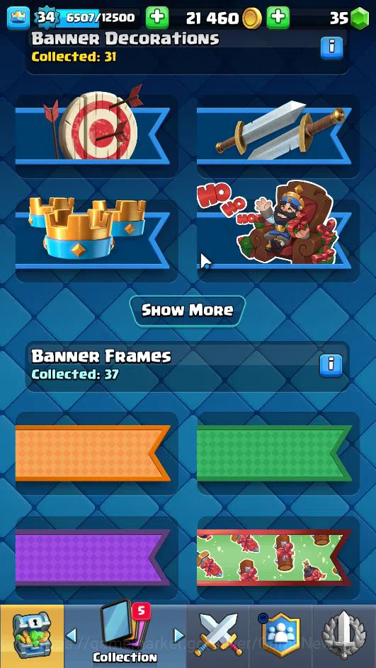 Clash Royale Accounts Lv 34|Trophy 6158|KTL 12|Limited Skin|Card 116| 2  image 18
