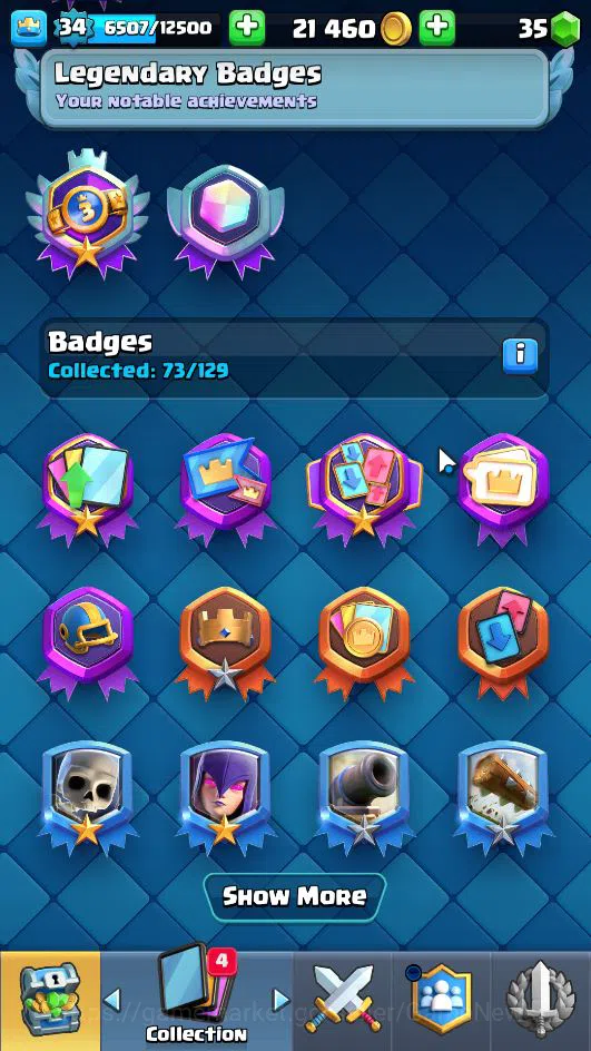 Clash Royale Accounts Lv 34|Trophy 6158|KTL 12|Limited Skin|Card 116| 2  image 20