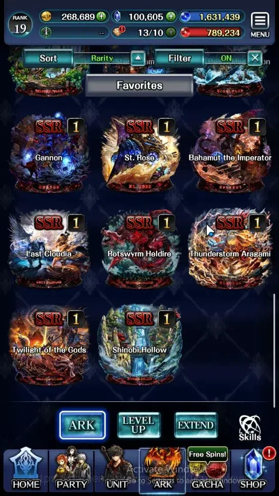 Last Cloudia Accounts Endgame GLOBAL|Rank 19|100k Crystal|Collab BraveFrontier (G Tilith,FG Vargas)+Top Tier(Goddess 4