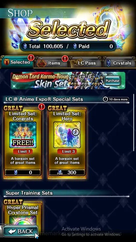 Last Cloudia Accounts Endgame GLOBAL|Rank 19|100k Crystal|Collab BraveFrontier (G Tilith,FG Vargas)+Top Tier(Goddess 8