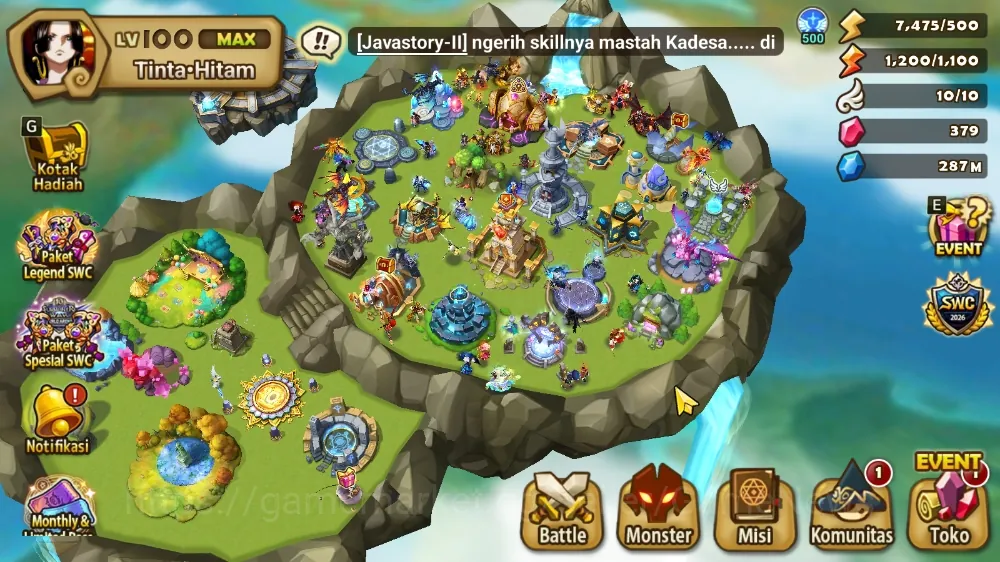 Summoners War: Sky Arena Accounts Mid-Game ASIA Lv 100|3 LD (Stark Dark,Akroma,Geldnir)|75 Total NB5+168 6*Monster|Good 1