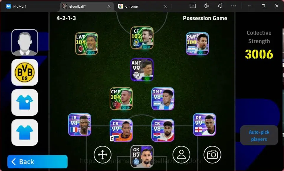 eFootball Accounts ANDROID|PW 3006|Epic Thiago Alcantara,Ronaldinho G image 2