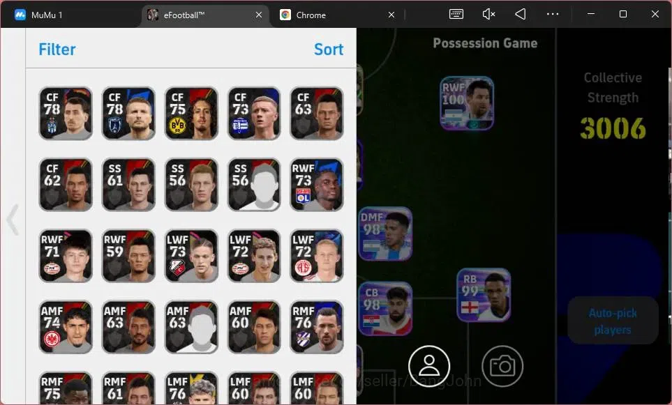 eFootball Accounts ANDROID|PW 3006|Epic Thiago Alcantara,Ronaldinho G image 3