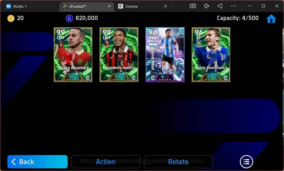 eFootball Accounts ANDROID|PW 3006|Epic Thiago Alcantara,Ronaldinho G image 8