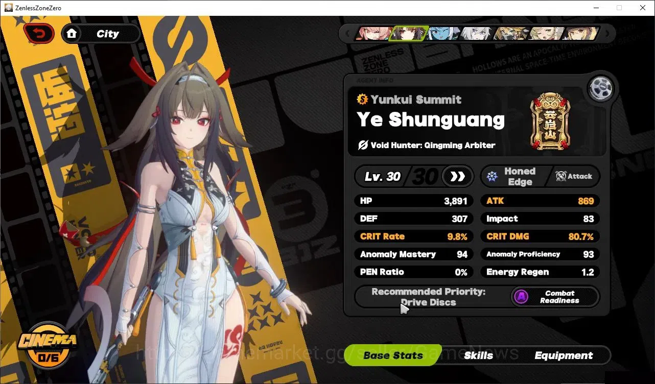 Zenless Zone Zero Accounts ASIA|IK 30|S1 CH1|1041 Chrome|2 Limit (YeSunGuang+ image 8