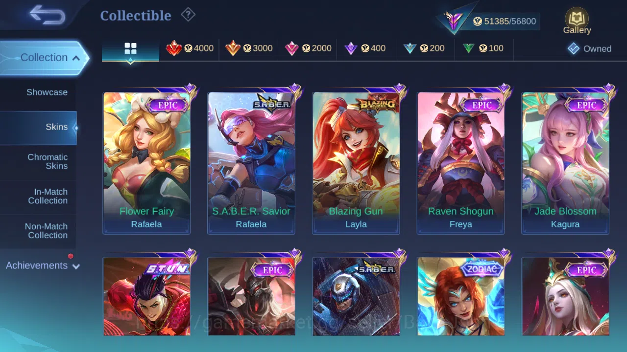 Mobile Legends: Bang Bang Accounts Others Hero 131 | Skin 249 | GLORY | Stun Chou | KOF Karina | Convenant Benedetta 6
