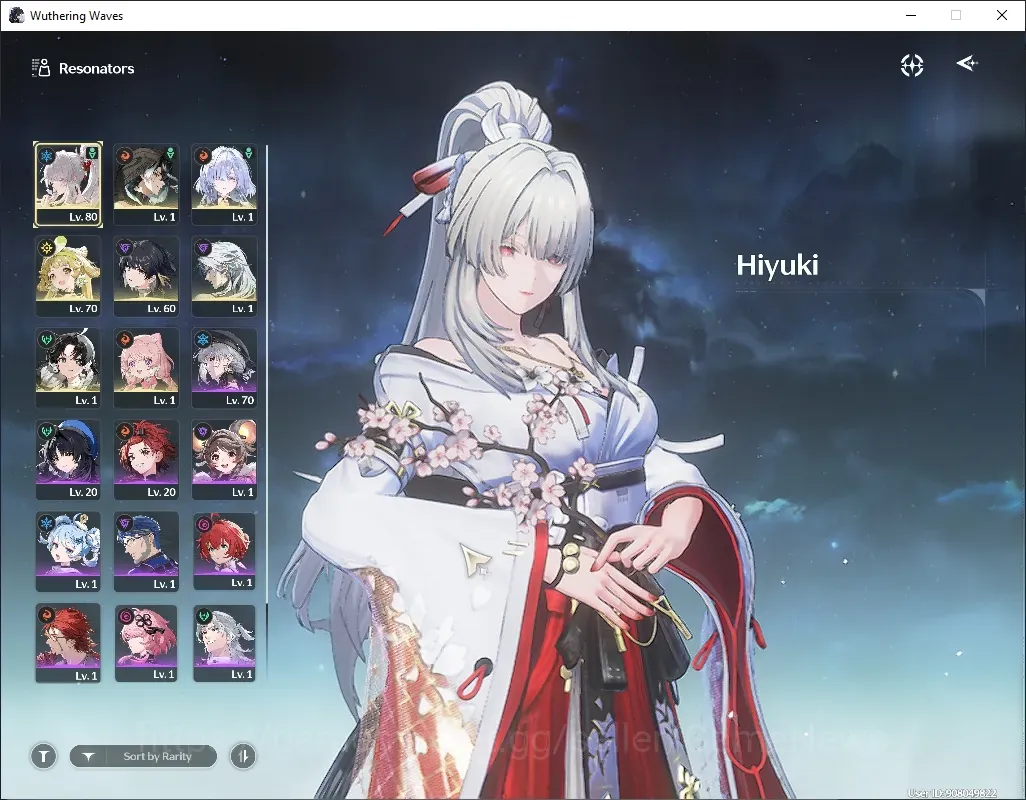 Wuthering Waves Accounts Others SEA |UL 51|3 Limited|Hiyuki RC6+Signature, Mornye,Jingran & 4 Standard|Data Bank Lv 1