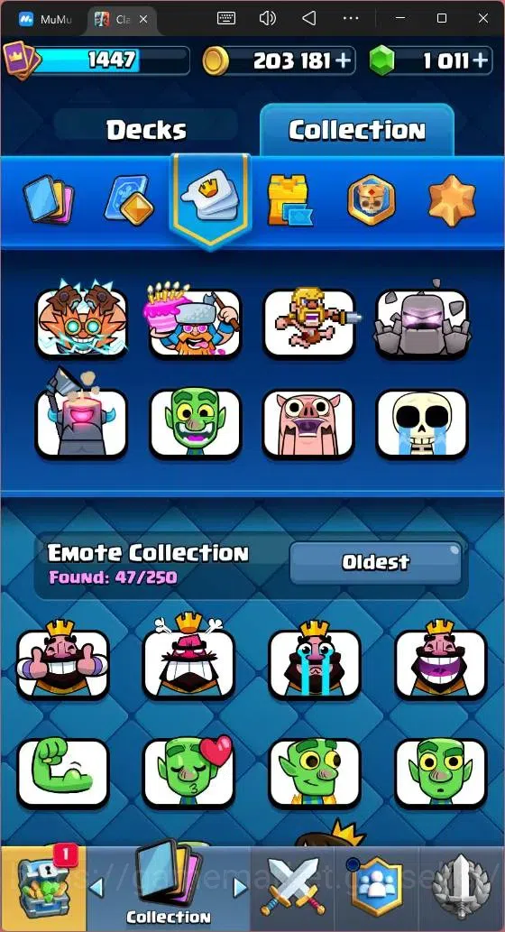 Clash Royale Accounts High-End Global |CL 1447|KTL 14|Trophy 8500| 8 Champ| 2 Hero| 13 Evo|Arena 22|1011 Gems| 203k Gold 16