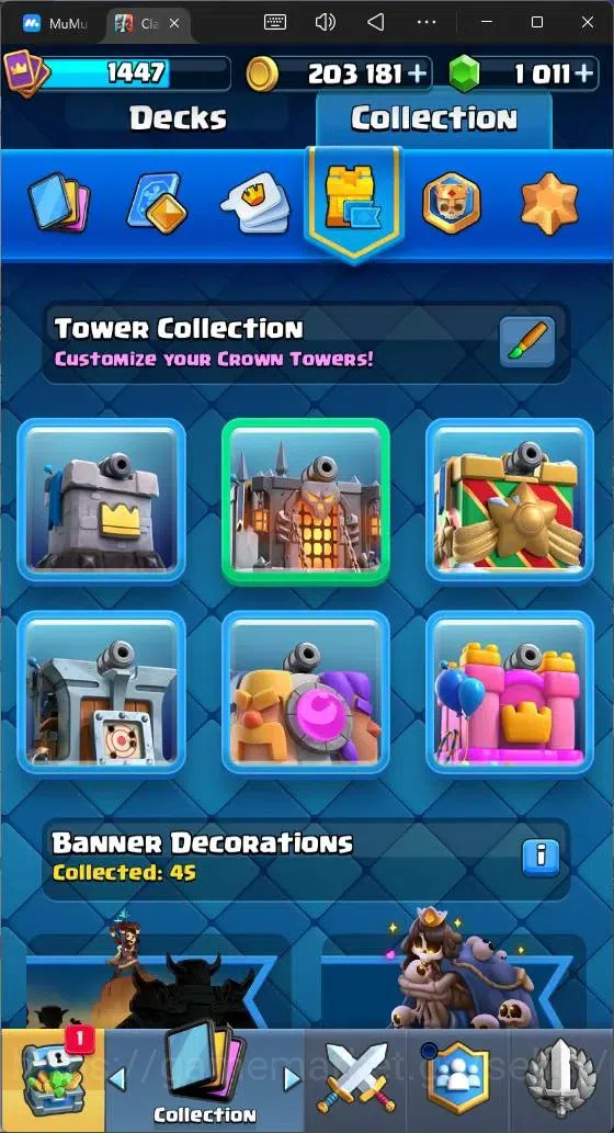 Clash Royale Accounts High-End Global |CL 1447|KTL 14|Trophy 8500| 8 Champ| 2 Hero| 13 Evo|Arena 22|1011 Gems| 203k Gold 17