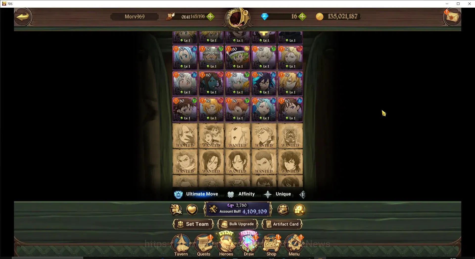 The Seven Deadly Sins: Grand Cross Accounts Global|4,1M CC|30 LS|4 LR+9 UR+Collab FF&ReZero|NM image 11