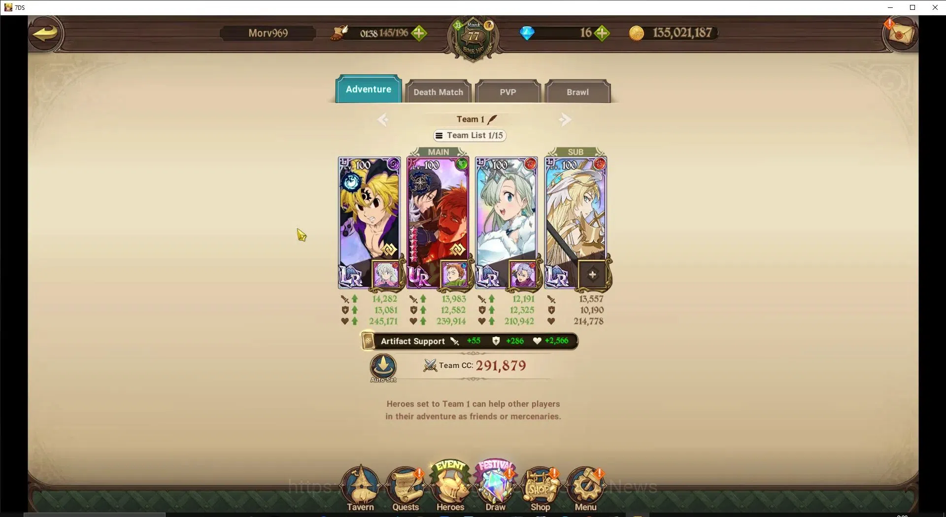 The Seven Deadly Sins: Grand Cross Accounts Global|4,1M CC|30 LS|4 LR+9 UR+Collab FF&ReZero|NM image 12