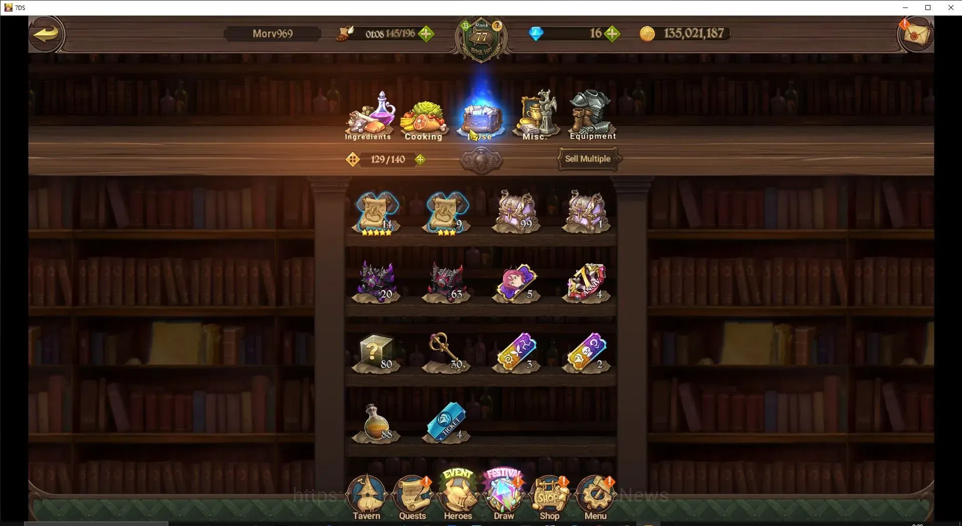 The Seven Deadly Sins: Grand Cross Accounts Global|4,1M CC|30 LS|4 LR+9 UR+Collab FF&ReZero|NM image 19