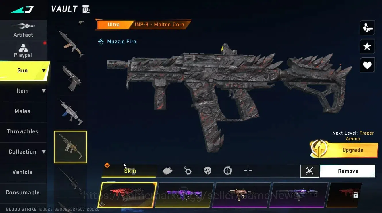 Blood Strike Accounts Collab Skin ASIA|ETERNAL DEagle-Scorpius Lv2|Collab TR [JACK,FN2000]+Enzo [KRAKEN]|ULTRA 12