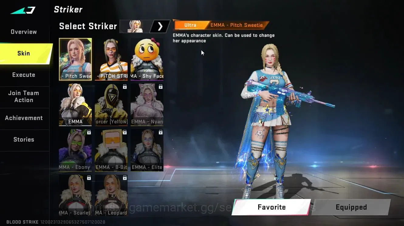 Blood Strike Accounts Collab Skin ASIA|ETERNAL DEagle-Scorpius Lv2|Collab TR [JACK,FN2000]+Enzo [KRAKEN]|ULTRA 19