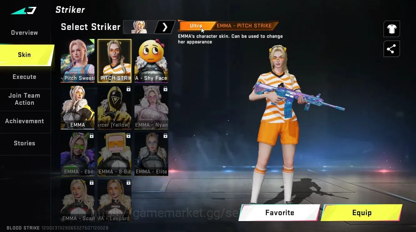Blood Strike Accounts Collab Skin ASIA|ETERNAL DEagle-Scorpius Lv2|Collab TR [JACK,FN2000]+Enzo [KRAKEN]|ULTRA 20