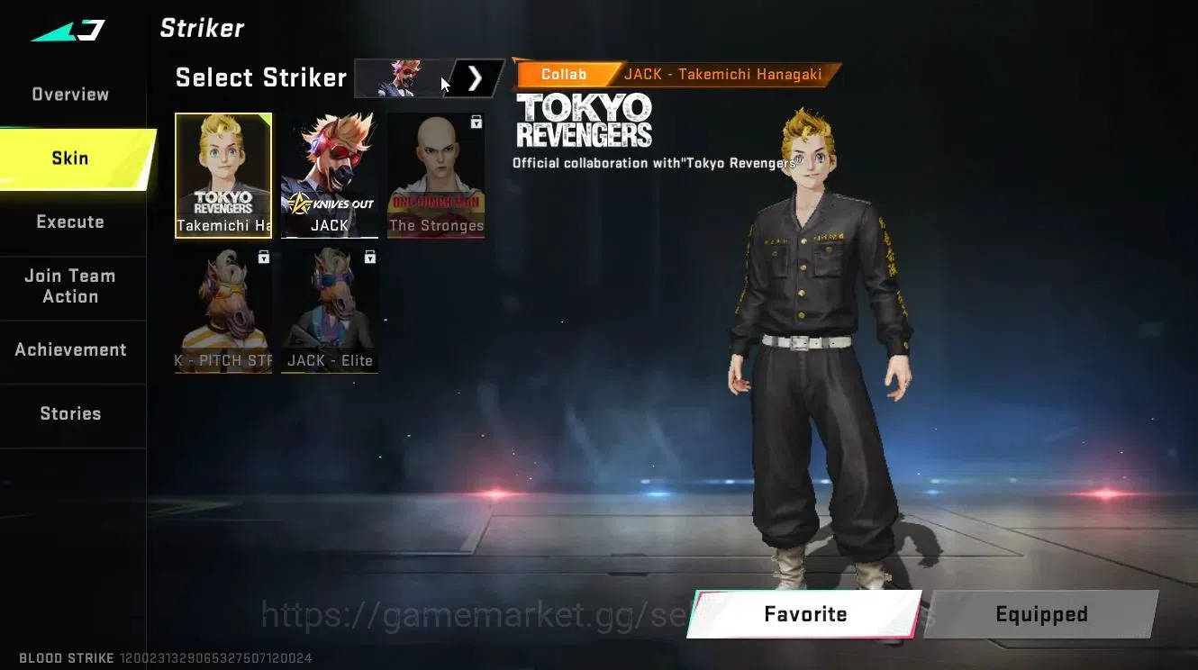 Blood Strike Accounts Collab Skin ASIA|ETERNAL DEagle-Scorpius Lv2|Collab TR [JACK,FN2000]+Enzo [KRAKEN]|ULTRA 5