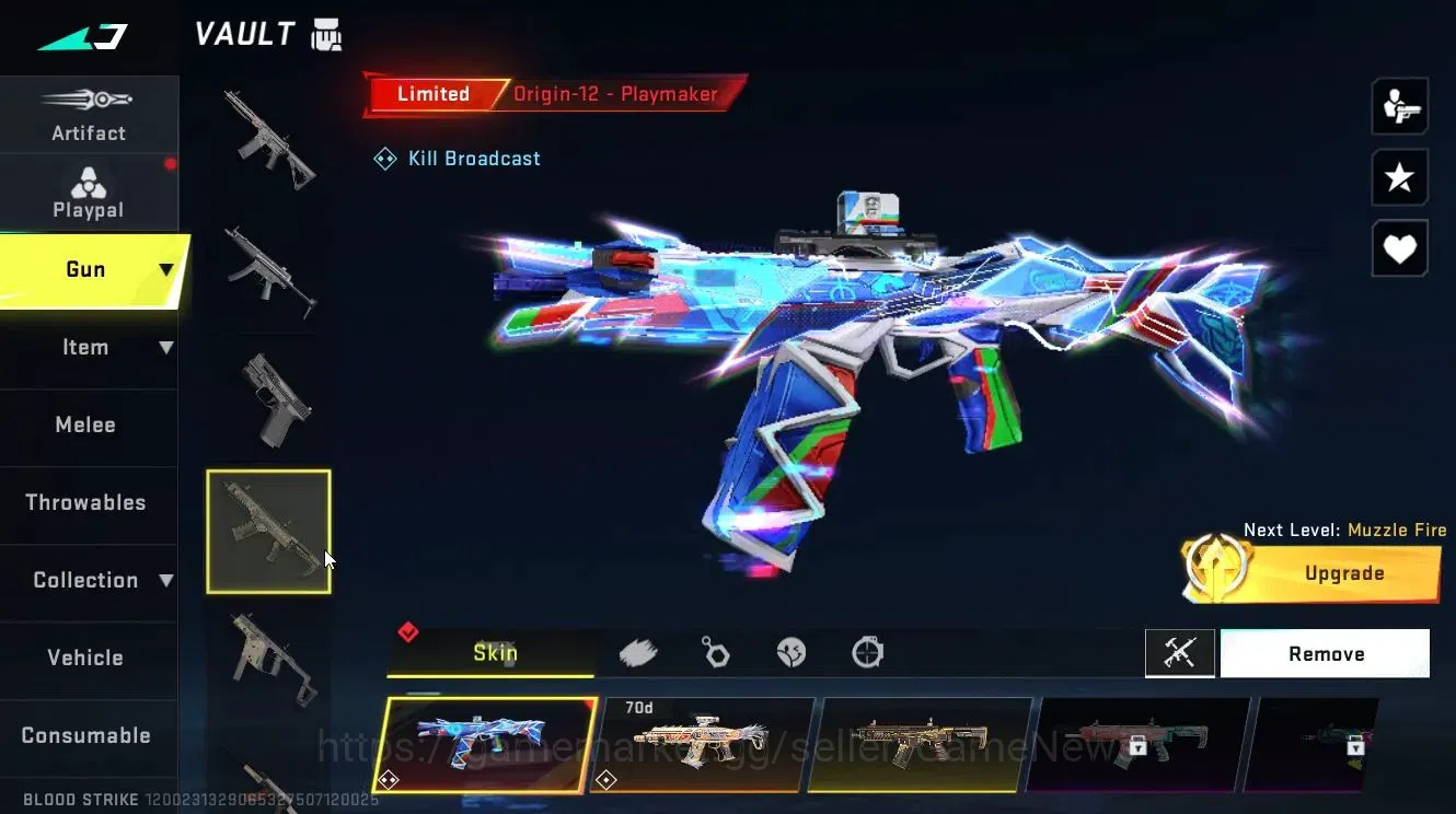 Blood Strike Accounts Collab Skin ASIA|ETERNAL DEagle-Scorpius Lv2|Collab TR [JACK,FN2000]+Enzo [KRAKEN]|ULTRA 9