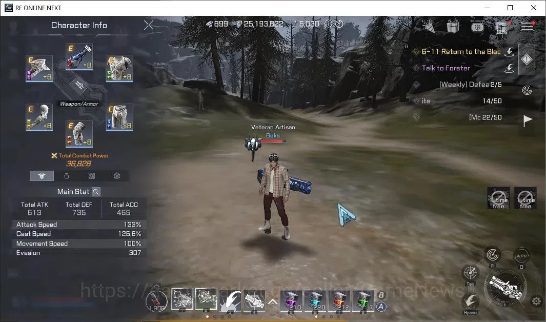 RF Online Next Accounts Asia Anka 2 | Demolisher Lvl 51 | DM 899 + 36k CP image 3