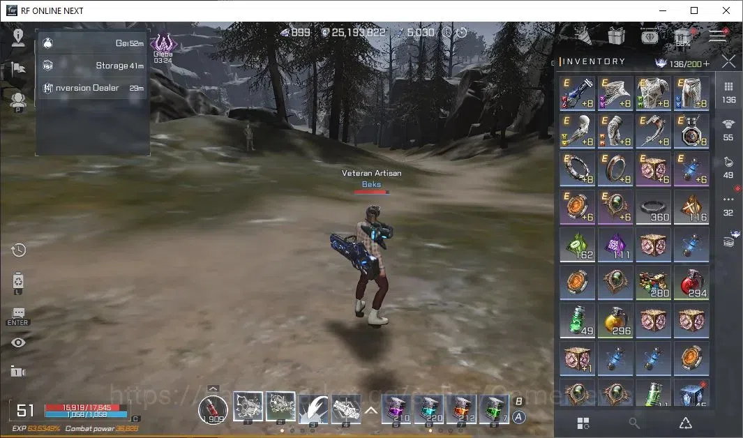RF Online Next Accounts Asia Anka 2 | Demolisher Lvl 51 | DM 899 + 36k CP image 7