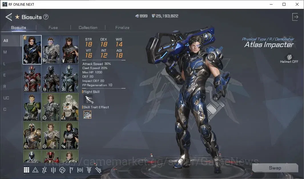 RF Online Next Accounts Asia Anka 2 | Demolisher Lvl 51 | DM 899 + 36k CP image 8
