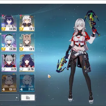 Honkai Impact 3rd Accounts Mid-Game SEA|Lv 56|Fullset [Coralie Valkyrei Blastmeal 4/4,Seele Volerei WoP 4/4]+Kiana