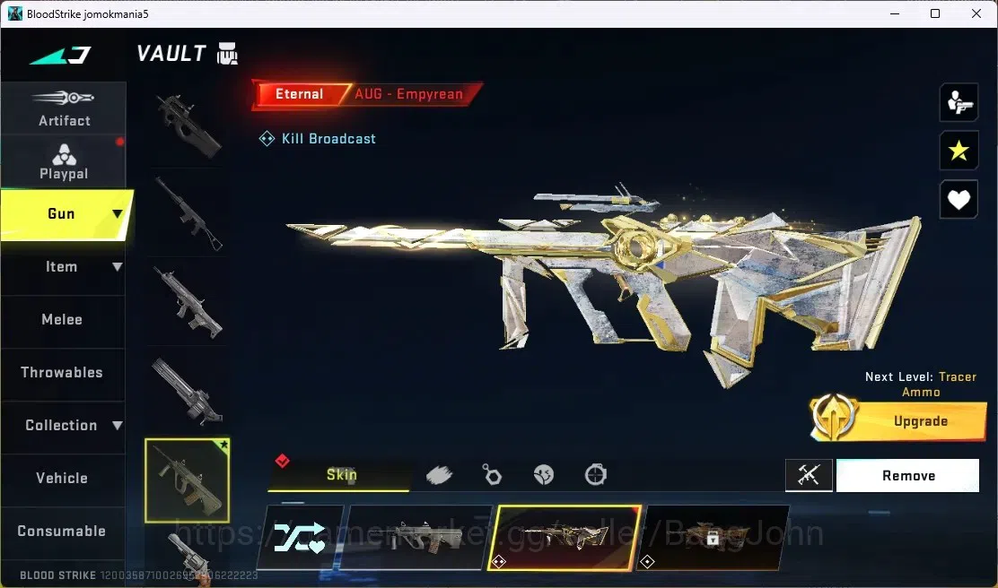 Blood Strike Accounts ASIA | 2 ETERNAL: Desert Eagle-Scorpius, AUG-Empyr image 3