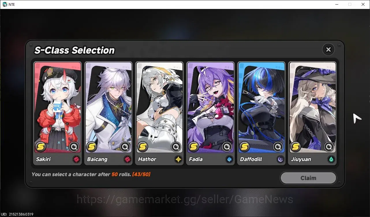 Neverness to Everness Accounts Global EU|HL 3|1 SSR Nanally +Sign + Skin & SSR Se image 6