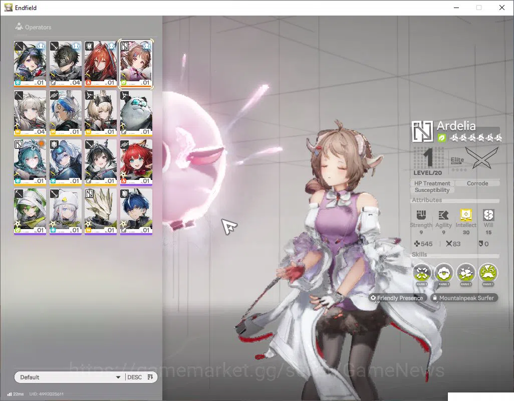 Arknights: Endfield Accounts ASIA|Fresh Starter(Lv2)|SSR 3(2Limit) [TangTang,Em image 4