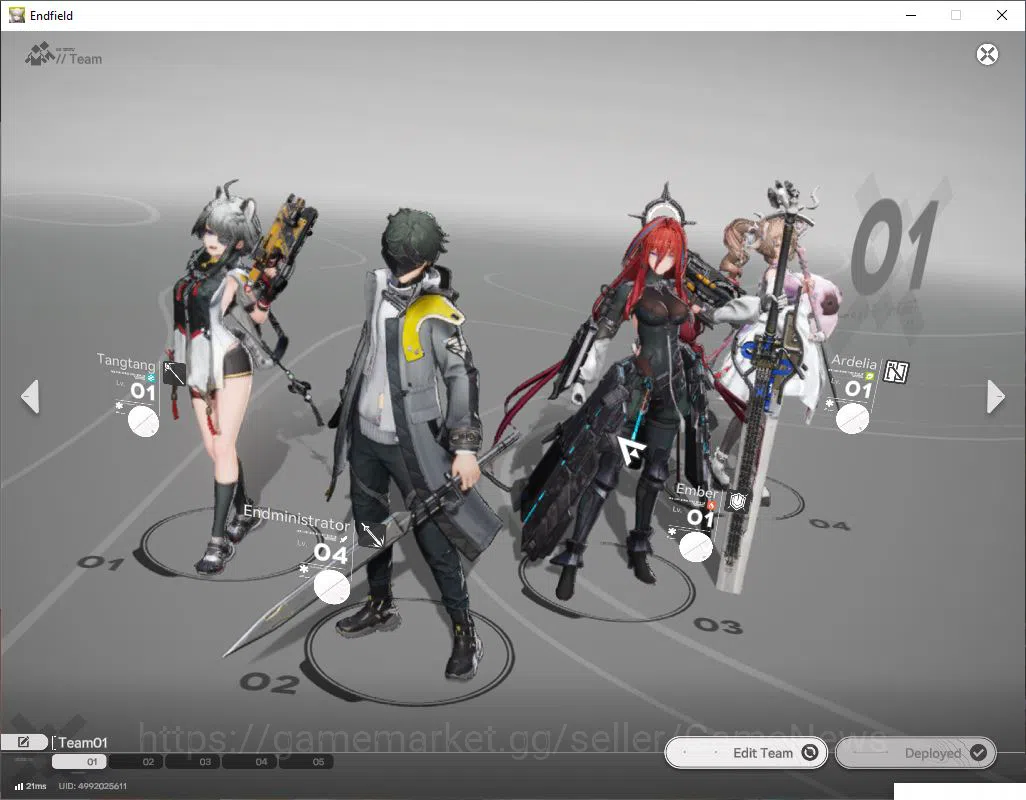 Arknights: Endfield Accounts ASIA|Fresh Starter(Lv2)|SSR 3(2Limit) [TangTang,Em image 9