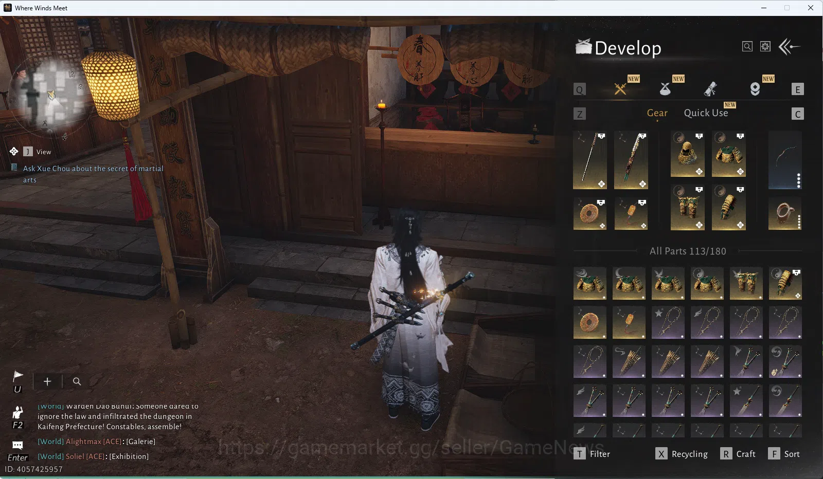 Where Winds Meet Accounts GLOBAL|Lv 85|GS 21k|Abyss Conq 5 - Swords of One|1 image 13