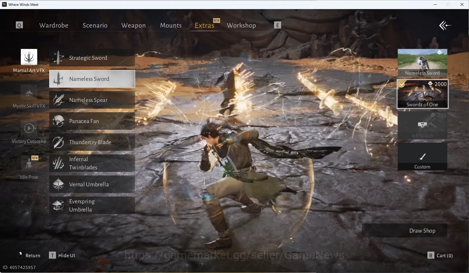 Where Winds Meet Accounts GLOBAL|Lv 85|GS 21k|Abyss Conq 5 - Swords of One|1 image 3