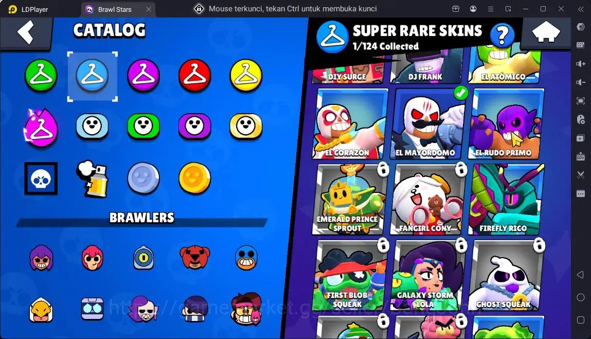 Brawl Stars Accounts Global |10 Brawler|2 Max hypercharge(Shelly,Edgar)|1260 Bling|70 Gems|1 S Rare,2 Epic Skins| ProtectOff 7
