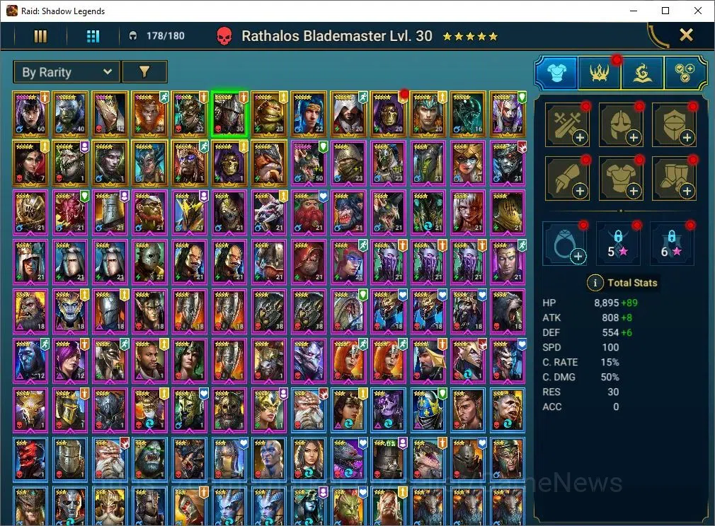 Raid: Shadow Legends Accounts Mid-Game Lv 29|866K Power|20 11