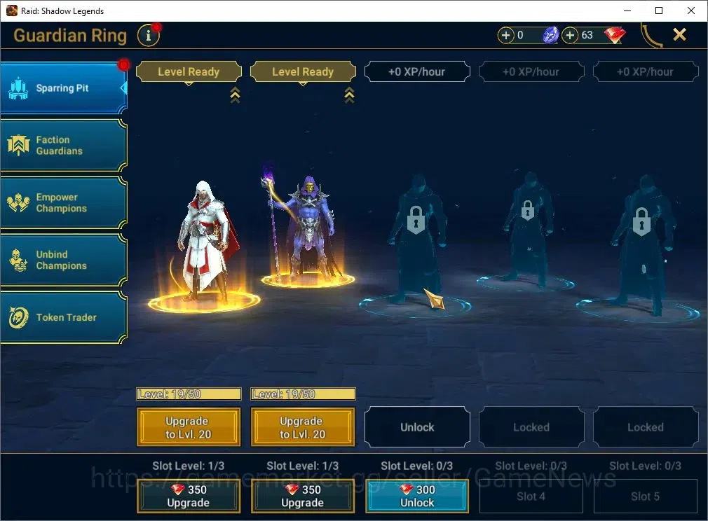 Raid: Shadow Legends Accounts Mid-Game Lv 29|866K Power|20 12