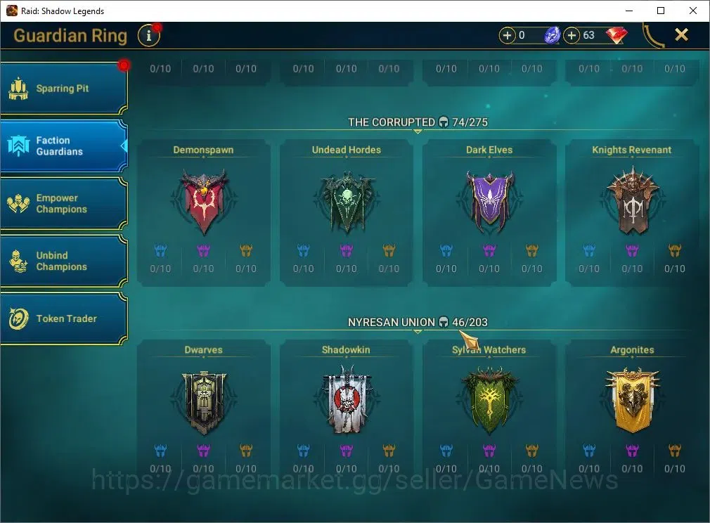 Raid: Shadow Legends Accounts Mid-Game Lv 29|866K Power|20 13