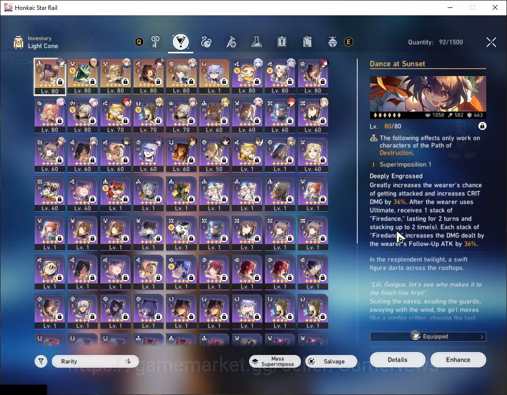 Honkai Star Rail Accounts ASIA|TL 69|14 Limited|[Yunli,Sparkle]+Sign,Castori image 10