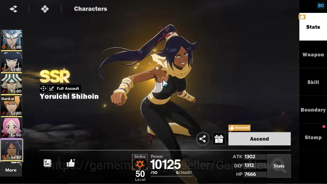 BLEACH: Soul Resonance Accounts NuverseSEA|LV 62|6 SSR [(SoiFonB1,Urahara,Ichigo)+ image 17