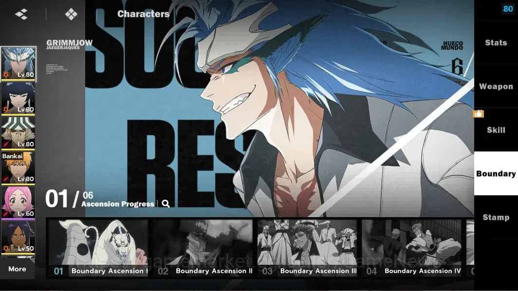 BLEACH: Soul Resonance Accounts NuverseSEA|LV 62|6 SSR [(SoiFonB1,Urahara,Ichigo)+ image 6