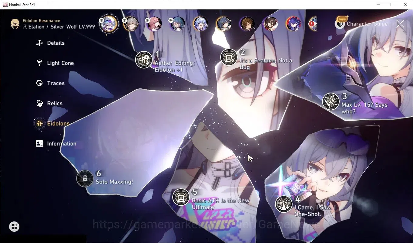Honkai Star Rail Accounts Asia|TL 65|7 Limited|(Silver Wolf LV999 E5)+Sign2  image 5
