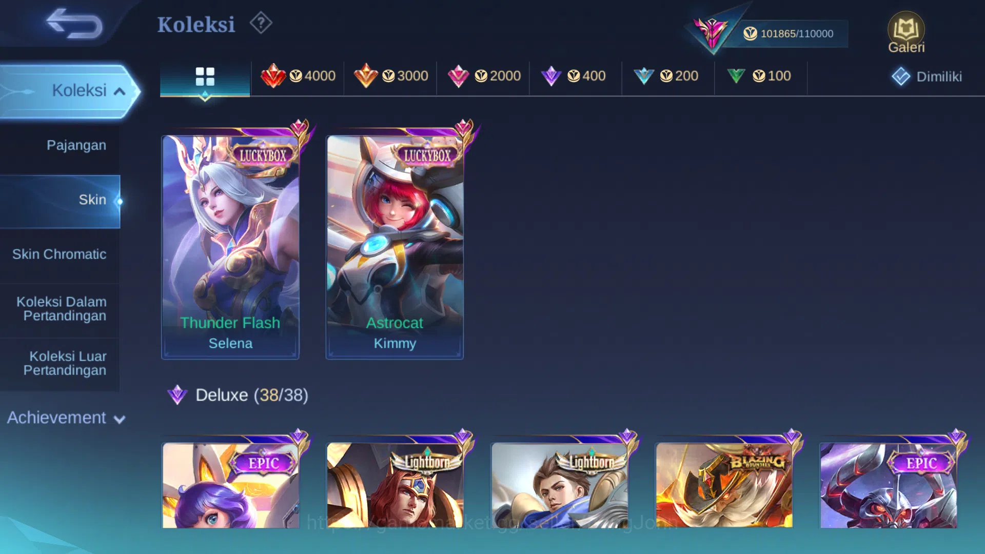 Mobile Legends: Bang Bang Accounts Hero 128 | Skin 331 | Legend Lunox | Aspirant Ruby image 6