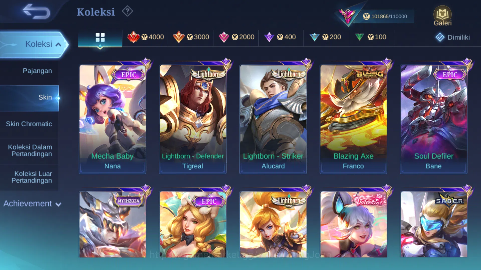 Mobile Legends: Bang Bang Accounts Hero 128 | Skin 331 | Legend Lunox | Aspirant Ruby image 7