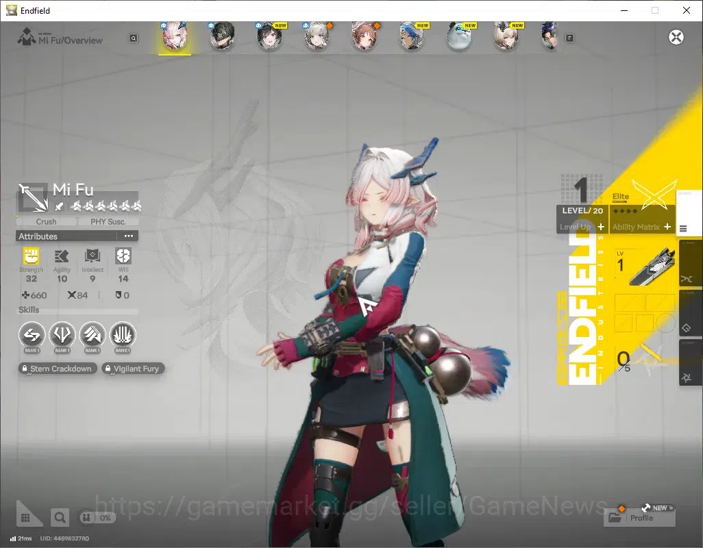 Arknights: Endfield Accounts ASIA|Lv 2|1k Arsenal|2 SSR (1 Limited) + 1 (*6 Wea image 2